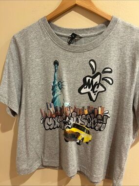 Marc Jacob NY Grey T Shirt Sz XL